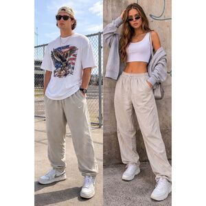 RARE y2k vintage Nike track Windbreaker Unisex pants Gorpcore Size Medium